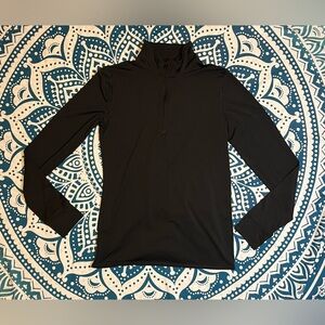 Women's Sz Sm Warm Essentials by Cuddl Duds Long Sleeve half zip w/thumb holes